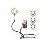Led Ring Light Youtuber Makyaj Akrobat Led Halka Işık Kuaför, Halka Video ışığı, canlı aramalar için ışık kaynağı Lamba,Telefon Tutuculu stand ışıklı, ışık desteği sarı beyaz gün ışığı