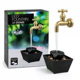 Led Şelale Dekoratif Masaüstü Su Fıskiyesi Taşlı Led Fountain L-015