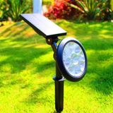LED Solar Kazıklı Çim Armatür Cata Güneş Enerjili LED Işık Çim Lambası Bahçe Ağaç Çalı Duvar Aydınlatma (Gün Işığı)