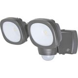 LED Spot Lamba Lufos Kablosuz LED Dış Mekan Spotu Pilli ve Hareket Sensörlü 8 Adet LED Lamba 2 x - Çok Renkli