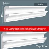 ✅Led Stropiyer Ledli Kartonpiyer Işık Bandı Tavan Kaplama cok-renkli