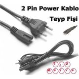 LED Tv Güç Kablosu Power Kablosu Teyp Fişi 1.5 Metre