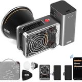 LED Video Işığı, ZHIYUN MOLUS X60 Pro [Resmi] 60W Çift Renkli Fotoğraf Aydınlatması, 2 * 2500 mAh Çıkarılabilir Pil, Mini Softbox, 2700K ila 6500K Kısılabilir, Fotoğrafçılık için Bluetooth APP