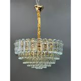 LED Yeni Model 50 cm Kristal Lüx Salon Avize Gold Renk Ithal Model