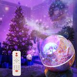 LED yıldızlı gökyüzü projektör, dinozor yumurta LED galaksi projektör gece lambası yıldızlı gökyüzü projektör beyaz gürültü/müzik çalar/uzaktan kumanda ev çocuk odası parti dekorasyon