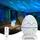 Led Yıldızlı Gökyüzü Projektörü, Uzaktan Kumandalı Galaksi Planetaryumu, Bluetooth Hoparlörlü Gece Kutup Işığı, Aurora Efekti, Çocuklar Yetişkinler İçin Beyaz Gürültü Ve Yıldızlar