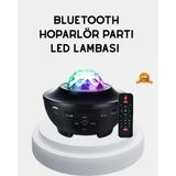 Led Yıldızlı Projektör Galaxy Modlu Renk Parlaklık Ayarlı Gece Lambası