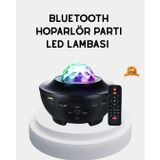 Led Yıldızlı Projektör Galaxy Modlu Renk Ve Parlaklık Ayarlı Gece Lambası FRTKGT25DYMXUUCZZZXY918HPARLÖR-2