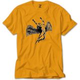 LED Zeppelin Icarus Angel Sarı Tişört Liyada - 3XL