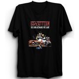 LED Zeppelin, Remains, Rock Metal Tişört - Siyah - 3XL