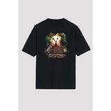LED Zeppelin Siyah Unisex Oversize Tişört T-Shirt
