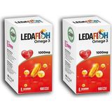 Ledapharma Ledafish Omega 3 1000MG 60 Softjel Kapsül x 2 Adet
