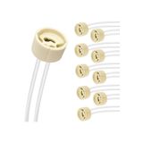 Ledarmy 10 Adet GU10 duy 2A LED halojen lamba duyu 0,75 mm² silikon tel seramik duy bağlantı duyları 300 W e