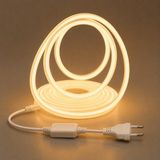 Ledarmy 10 Metre 220V Cob Neon LED Şerit 9600 Lümen 100W 3000K Günışığı IP65 Yapışkanlı 50CM Kesilebilir Fiş Dahil - 3000K - Gün Işığı