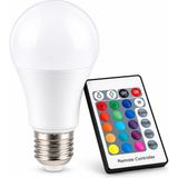 Ledarmy CT-4058 9W RGB-W LED Ampul Uzaktan Kumandalı 64 Renk E27 Duy Renk Değiştiren LED Ampul 7 Metre Algılama Mesafeli - 50 - 60 W