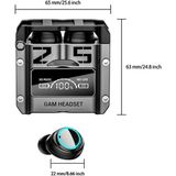 Ledarmy M25 Kablosuz Kulakiçi 5.3 Bluetooth Oyuncu Kulaklık LED Işık, Powerbank Özellikli Kutu Tws Teknolojisi ve Ekran Göstergesi ile Yüksek Performanslı Gaming Kulaklık - Gri