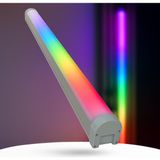 Ledarmy Pixel RGB LED Işık Kanalı 12V Hazır Tak-Çalıştır 1 Metre Dinamik Efektli Alüminyum Profil Gamer Streamer Stüdyo & Dış Mekan Aydınlatma