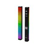 Ledarmy Sese Duyarlı RGB LED Işık Şerit Müzik Ritmine Göre Renk Değiştiren Ambiyans Aydınlatma Otomatik Efek