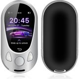 Ledarmy Smart Key Akıllı Araç Anahtarı TK988 Dokunmatik Ekranlı Uzaktan Kumanda Smart Display Key Universal Araba Anahtarı - Gümüş