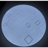 LEDAY Sıva Üstü Led Panel 24W Dekoratif Armatür Desenli (Beyaz Işık 6500K)