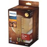 Ledcla 50W G120 E27 2200K Sarı Işık Gold Dim Edilebilir Filament LED Ampul