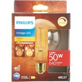 Ledcla 50W G95 E27 2200K Sarı Işık Gold Dim Edilebilir Filament LED Ampul