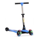 Leddy Mavi 3 Tekerlekli LED Işıklı Scooter 2+ Yaş İçin Eğlenceli ve Güvenli Kullanım