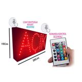 Ledeksis Açık LED Tabela LED Açık Yazı Işıklı LED Açık - 65 cm - Kırmızı