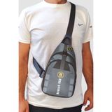 Lederax Newish Polo Ld58 Sırt Ve Göğüs Çantası Bodybag - Gri