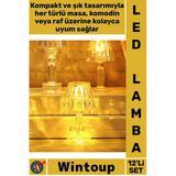 #Ledlamba Gün Işığı Dekoratif Şık Zarif Tasarım Ev Hediyesi Modern Hediyelik Abajur Led Lamba 12'Li