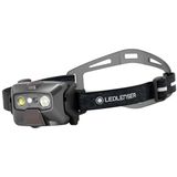 Ledlenser HF6R Signature Şarj Edilebilir Kafa Feneri Siyah | Ayarlanabilir Odak, 60 saate kadar çalışma süresi, 7 Mod Inc RGB Işık Modları, 135g, Kamp, Yürüyüş için Su Geçirmez LED Far