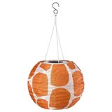 LED'li güneş enerjili aydınlatma, turuncu-beyaz, 22 cm