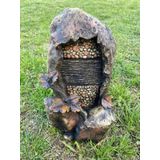 Ledli Kırık Taş Görünümlü Dekoratif Şelale 33x18x13cm Dw72126 - Masaüstü Şelale