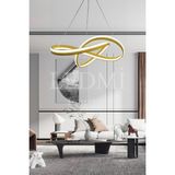Ledmi Lighting Yüksek Aydınlatmalı Kalın Kasa Gezegen Model Beyaz LED Avize, 3 Renk Aydınlatma, Salon Avizesi - Eskitme