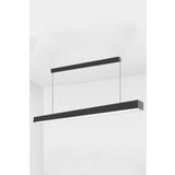 LEDMİ Lineer 80cm Siyah Kasa 3 Renk Aydınlatma, Kumandalı, Ofis Aydınlatması, Modern Avize