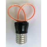 LEDOLET 6W FLAMENT FLEXIBLE LED AMPUL ÇİÇEK E27 DUY KIRMIZI