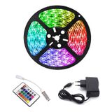 Ledolet RGB Kumandalı Trafolu Şerit Led 5m Silikonlu IP65 su geçirmez DIM'li Yapışkanlı
