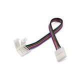 LEDONLİNE 1 Adet 10 Cm 4pin 5050 3 Çip Kablolu Rgb Şerit Led Ekleme Aparatı