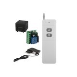 LEDONLİNE 1000 Metre 12v Adaptörlü Uzun Mesafe Rf Kontrol Seti Uzaktan Kumanda 1km Menzil