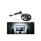 LEDONLİNE 4 Metre Tv Arkası Aydınlatma 5v Usb Şerit Led Işık BEYAZ Renk