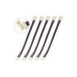 LEDONLİNE 5 Adet 10 Cm Rgb Şerit Led Ekleme Aparatı 4 Pin Kablo Birleştirme
