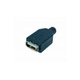 LEDONLİNE 5 Adet Usb A Tipi Dişi Soket 4 Pin Lehimlenebilir Konnektör