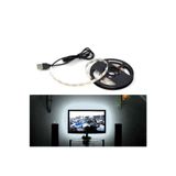 LEDONLİNE 5 Metre Beyaz Tv Arkası Led Aydınlatma 5v Usb Şerit Led Işık Beyaz Renk