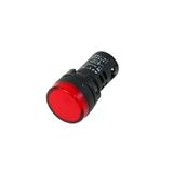 LEDONLİNE Kırmızı 220v Pano Tipi Led Gösterge Işığı Yuvarlak Sinyal Lambası