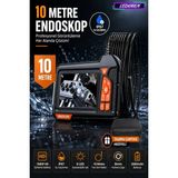 L'edoren 10-20-30-50 Metre Endoskop Kamera 1080P Hd Boru Içi Görüntüleme Kamerası 4.3" IPS Ekran IP67 Yılan Kamera