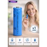 L'eDoren 1300 Mah 3.7 V Şarj Edilebilir AA Kalem Pil Lc 14500 Şarj Edilebilen Kalem Pil Lc 14500 x1