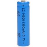 L'edoren 1300 Mah 3.7 V Şarj Edilebilir Kalem Pil Lc 14500 Şarj Edilebilen Kalem Pil - Tekli