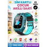 L'edoren Akıllı Çocuk Saati Uyumlu Sim Kartlı ve Lbs Konum Özellikli Kayıtlı Sesli Görüşme Canlı Takip - Yeşil