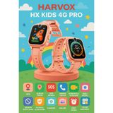 L'eDoren bagajon harvox hx kids 4g pro sim kartli harvox akilli cocuk saati gps konum takibi arama konusma 4g destekli siyah