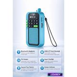 L'edoren C9 Bluetooth Şarjlı Radyo USB & Tf Kart Okuyucu Deprem Çantasına Uygun Fm Radyo - Mavi